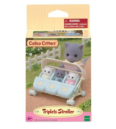 Calico Critters Triplets Stroller
