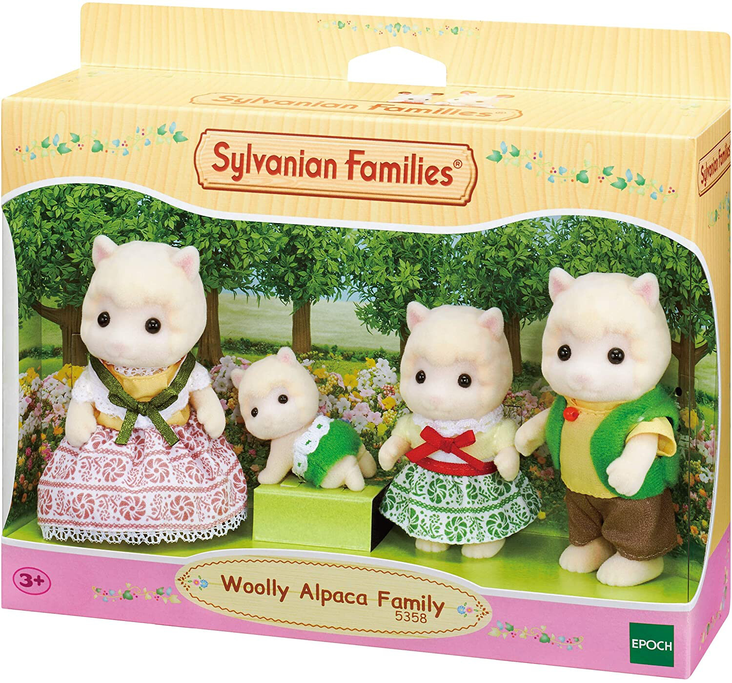 Calico Critters Wooly Alpaca Family