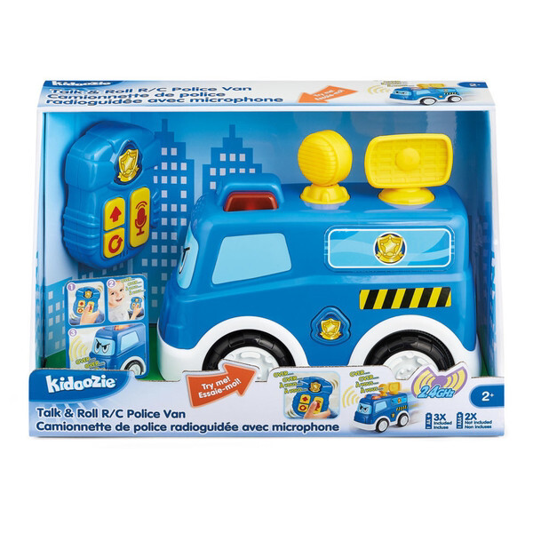 Kidoozie Talk &amp; Roll R/C Police Van