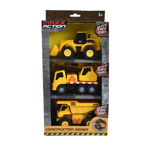 SD 3pk Mini City Vehicles Construction