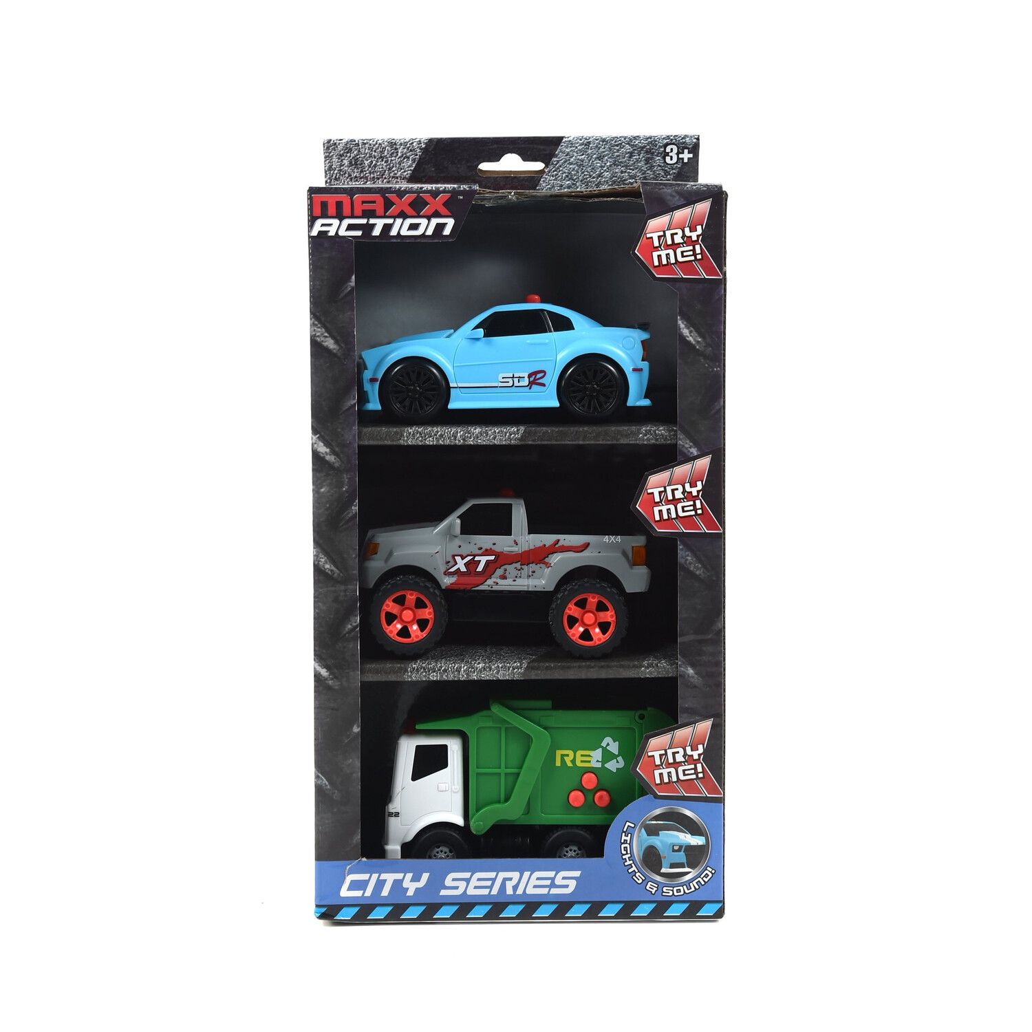 SD 3pk Mini City Vehicles City Series