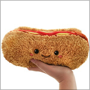 Squishable mini hot dog