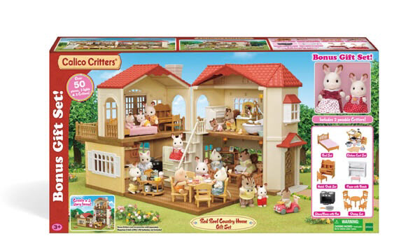 Calico Critters Red Roof Country Home Gift Set