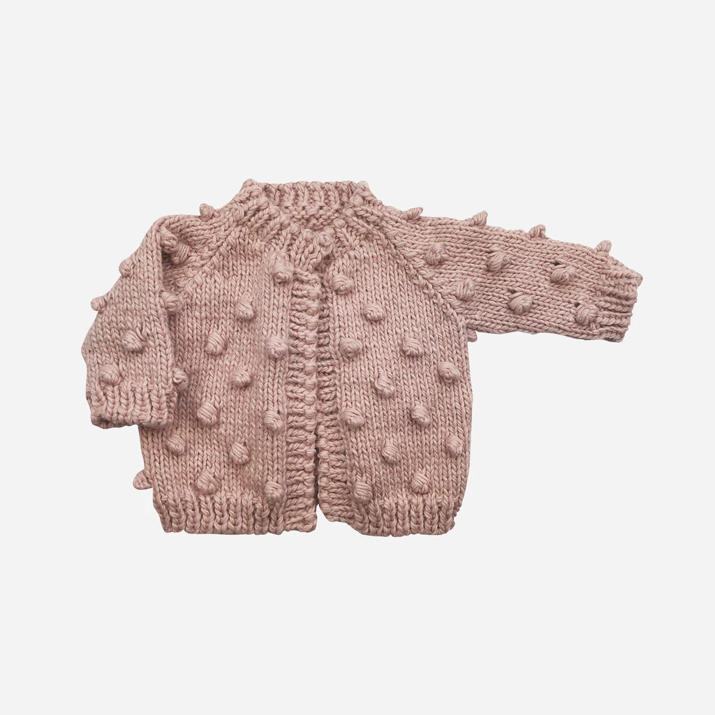 TBH Popcorn Cardigan, Red