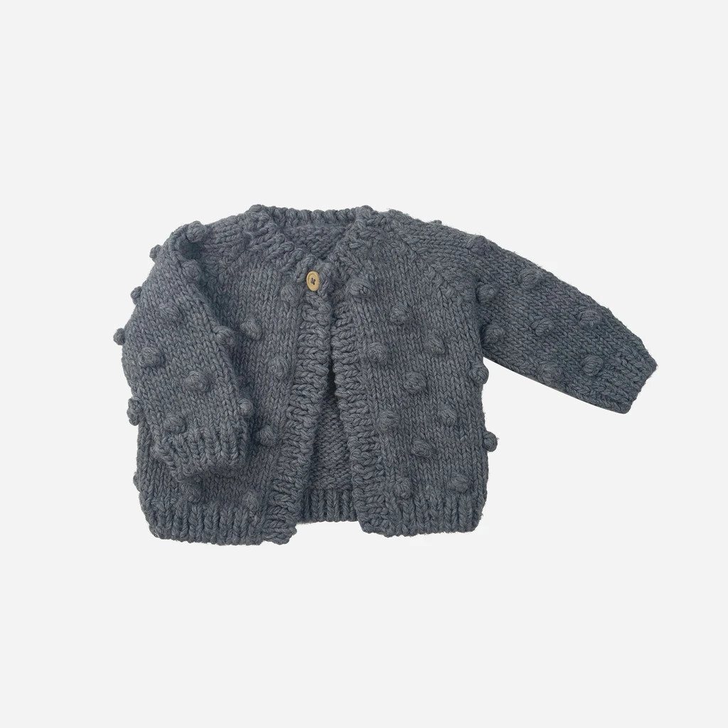 TBH Popcorn Cardigan, Bowie Grey
