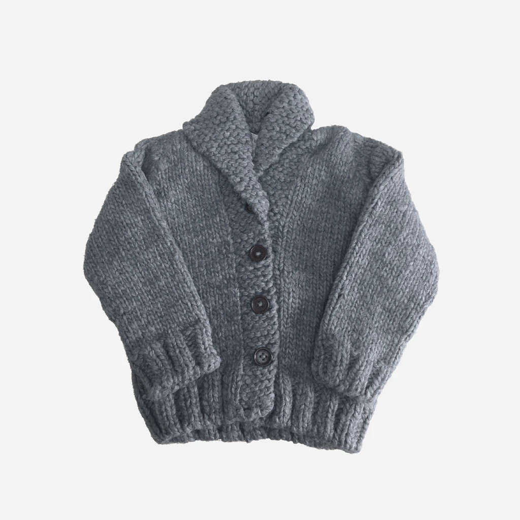 The Blueberry Hill - Zinc Button Sweater