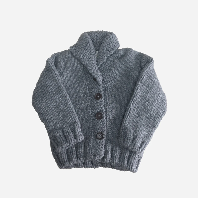 The Blueberry Hill - Zinc Button Sweater