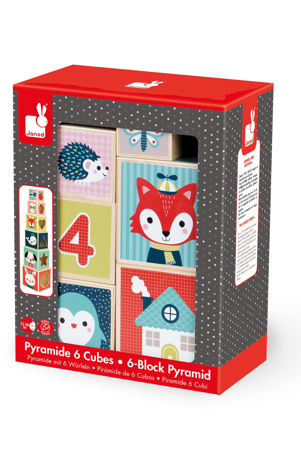 Janod 6 Block Pyramid