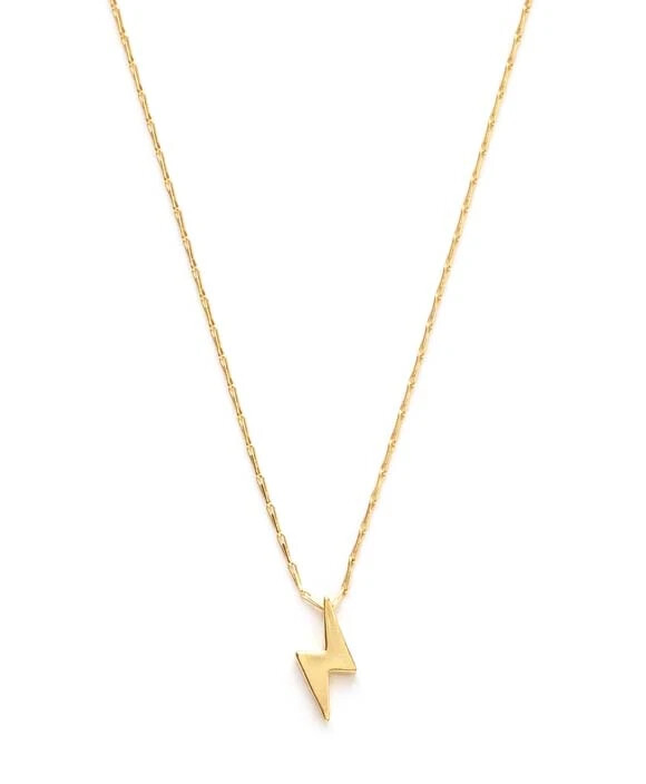AS Tiny Lightning Bolt Necklace
