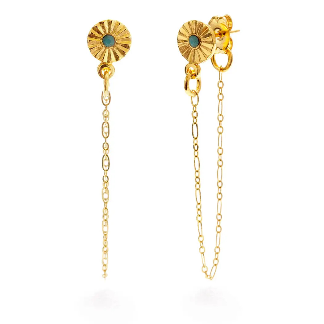 Vega Studs-Turquoise