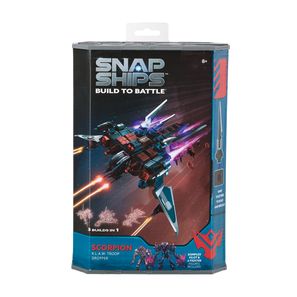 Snap Ships Scorpion KLAW Troop Dropper