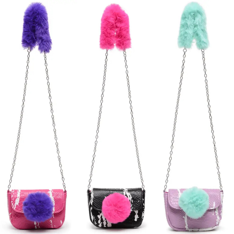 Me Oui Fur Ball Mini Crossbody
