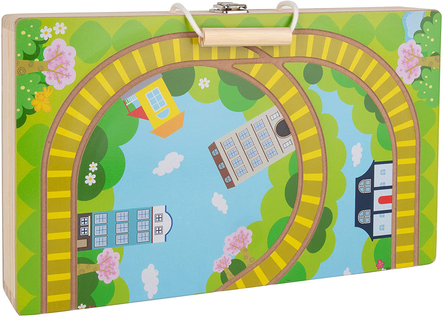 Edushape 16pc Wood Train Set