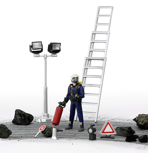 Bruder Fireman set with Accessories