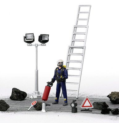 Bruder Fireman set with Accessories Bruder Fireman set with Accessories