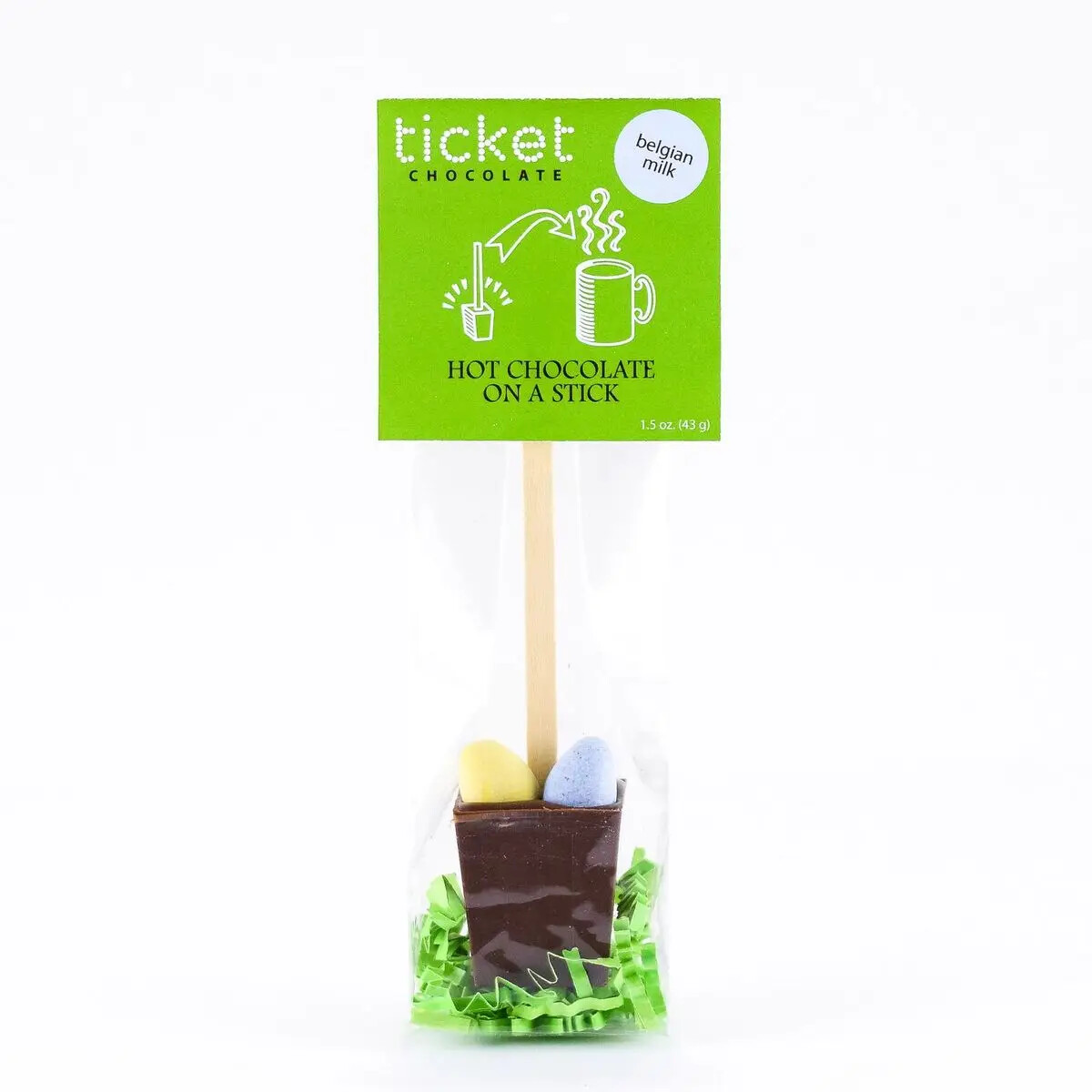 Hot Chocolate on a Stick Easter Eggs