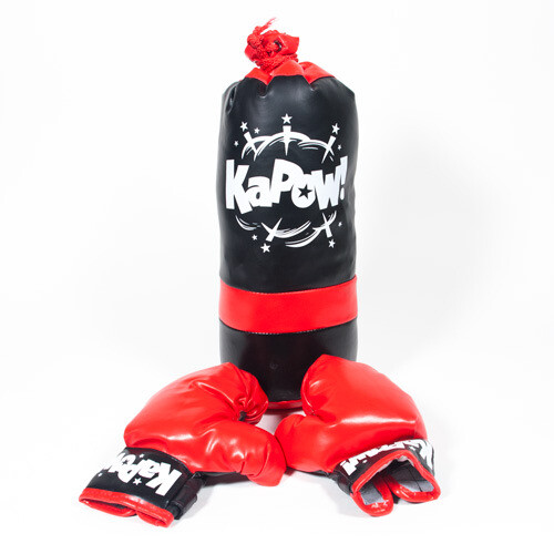 Punching Bag and Glove Set
