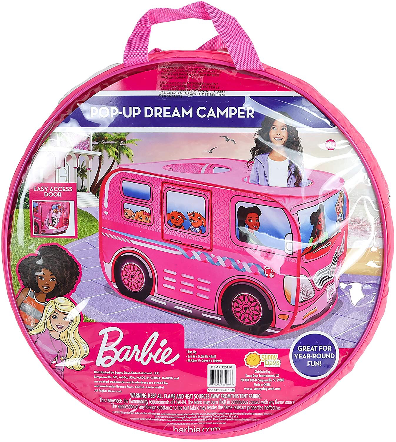 Barbie Dream House Pop-Up Tent