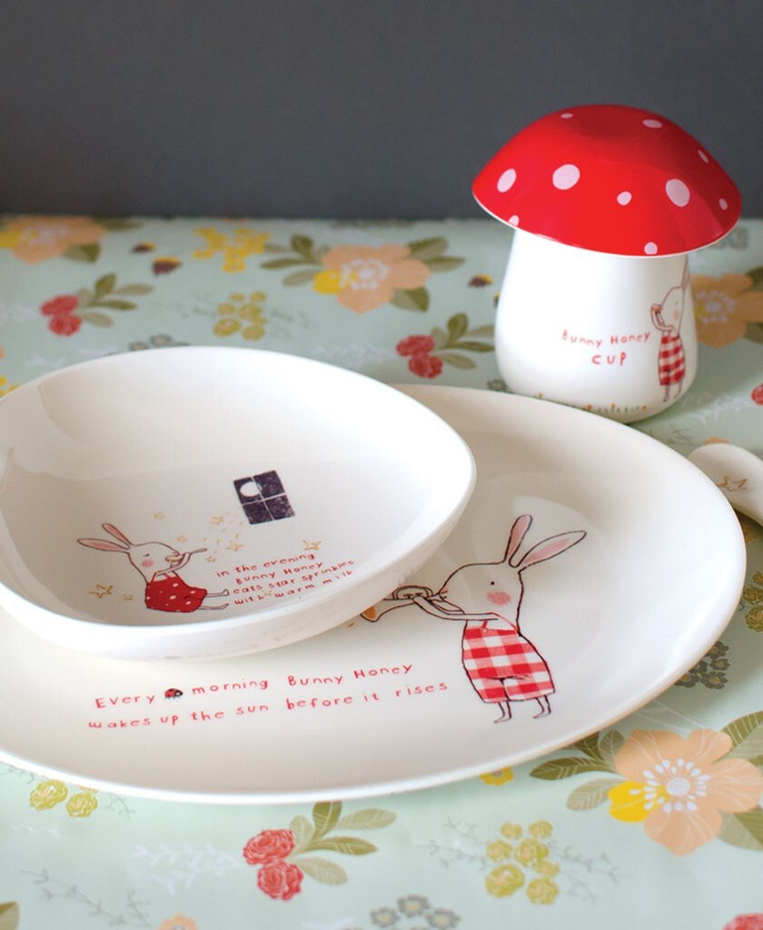 Maileg Bunny Honey Melamine 5 Piece Set
