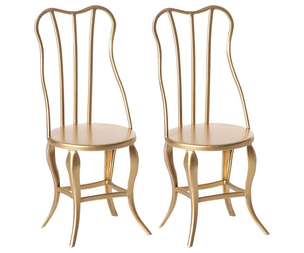 Maileg Gold Vintage Micro Chair