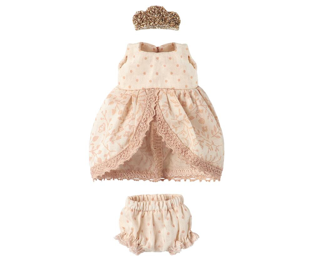 Maileg Rose Princess Dress, Micro