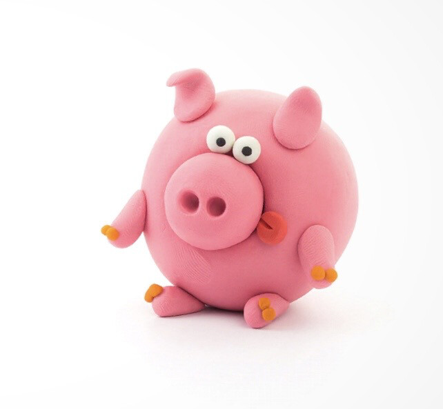 Hey Clay Claymates - DIY Animals, Style: Piggy
