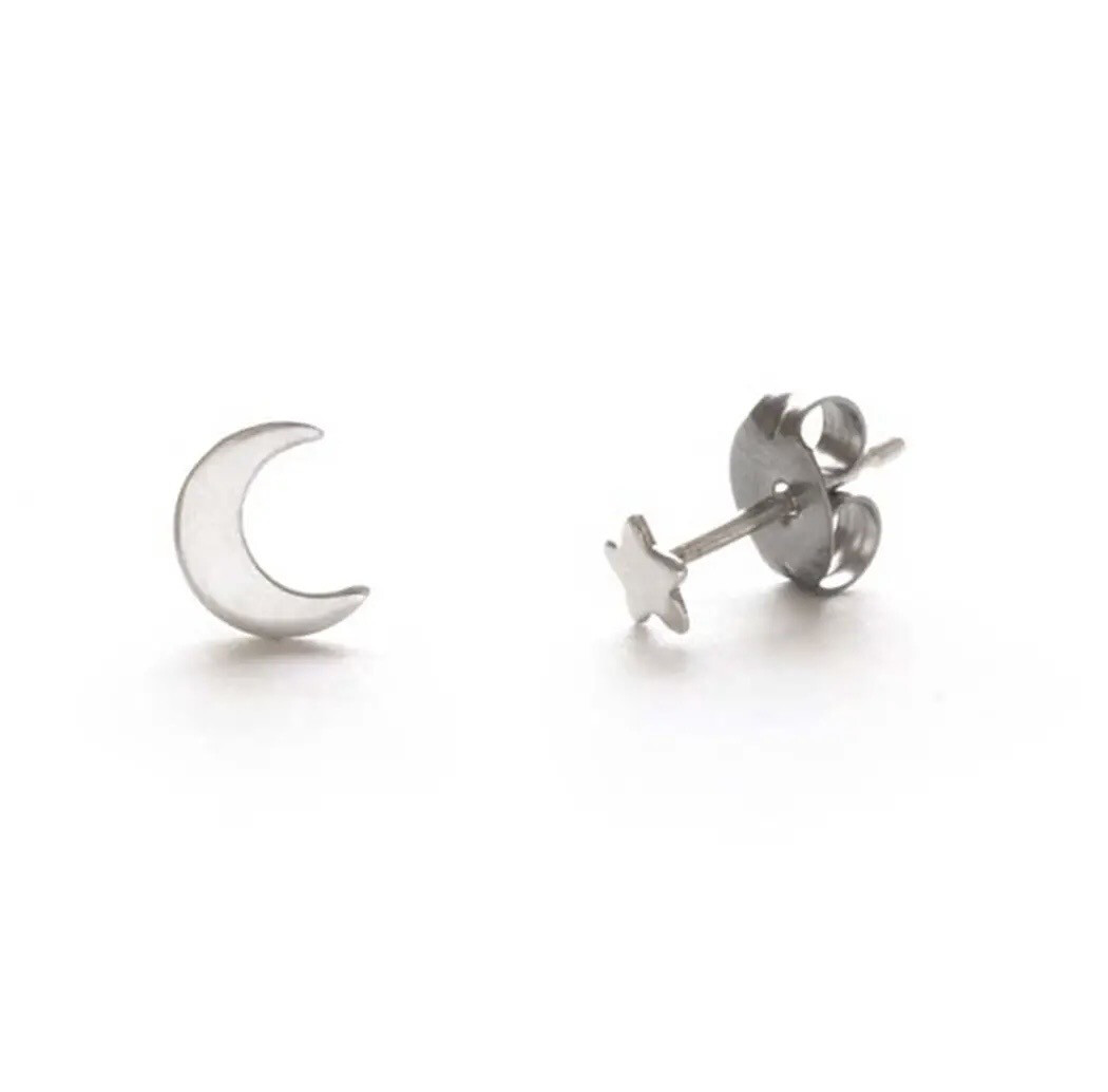 AS Night Sky Silver Studs