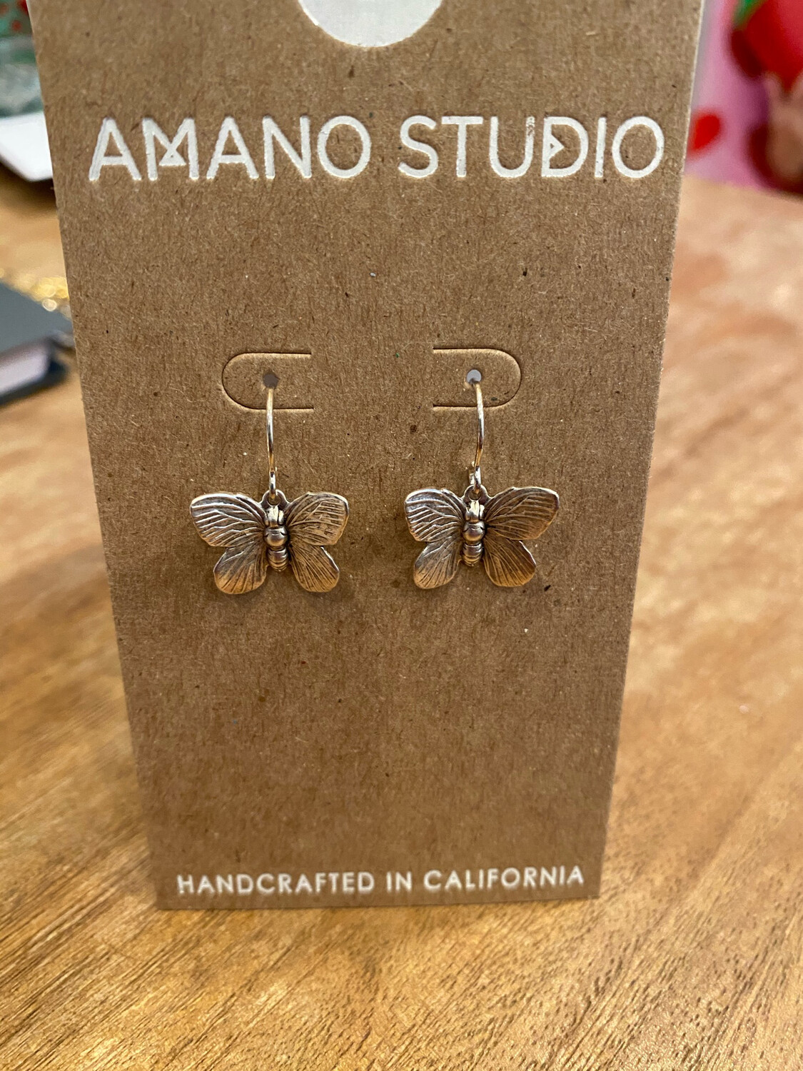 AS Butterfly Earrings-Silver