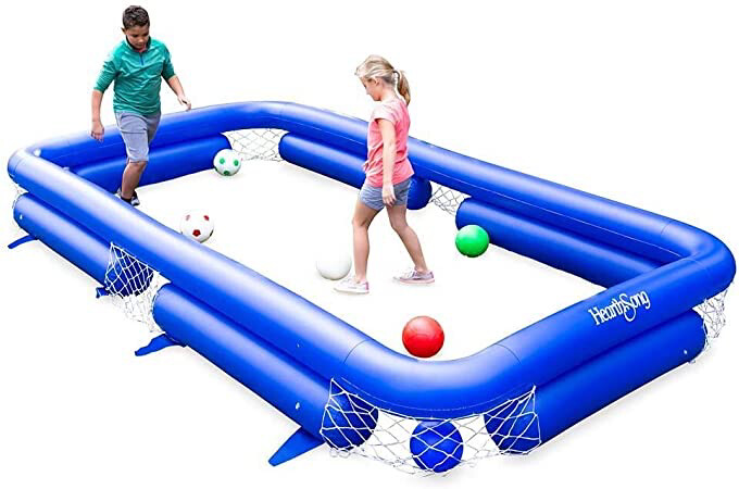 HearthSong Inflatable Soccer Pool