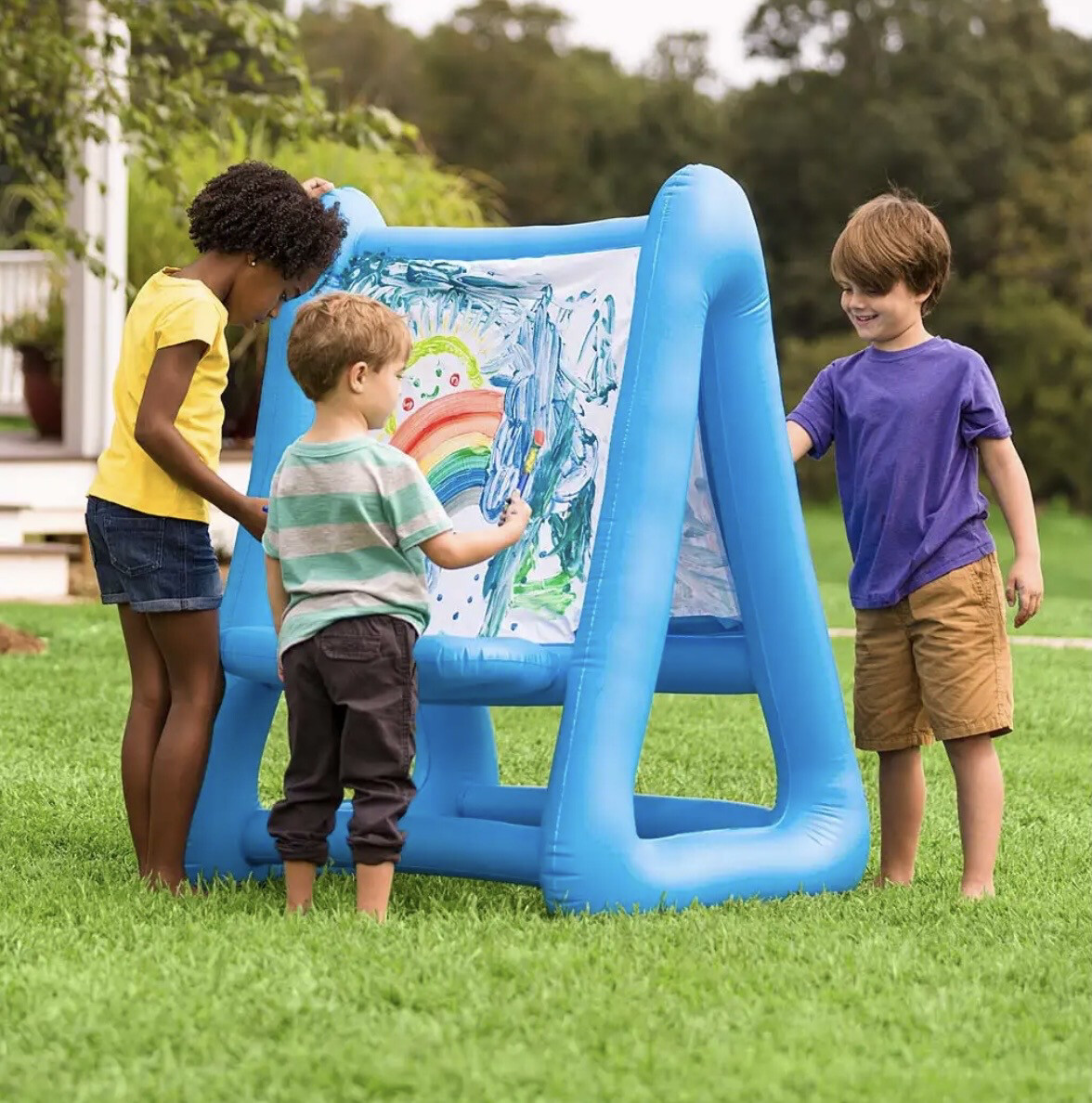 HearthSong Inflatable Double Sided Inflatable Easel