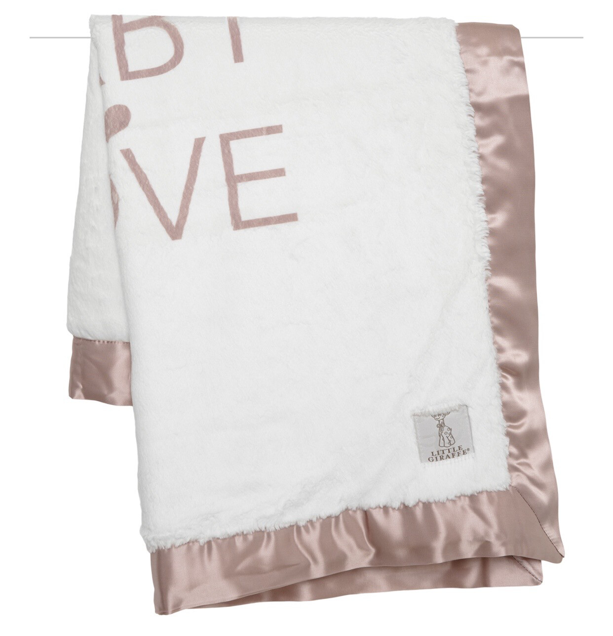 Little Giraffe Luxe Baby Love Blanket