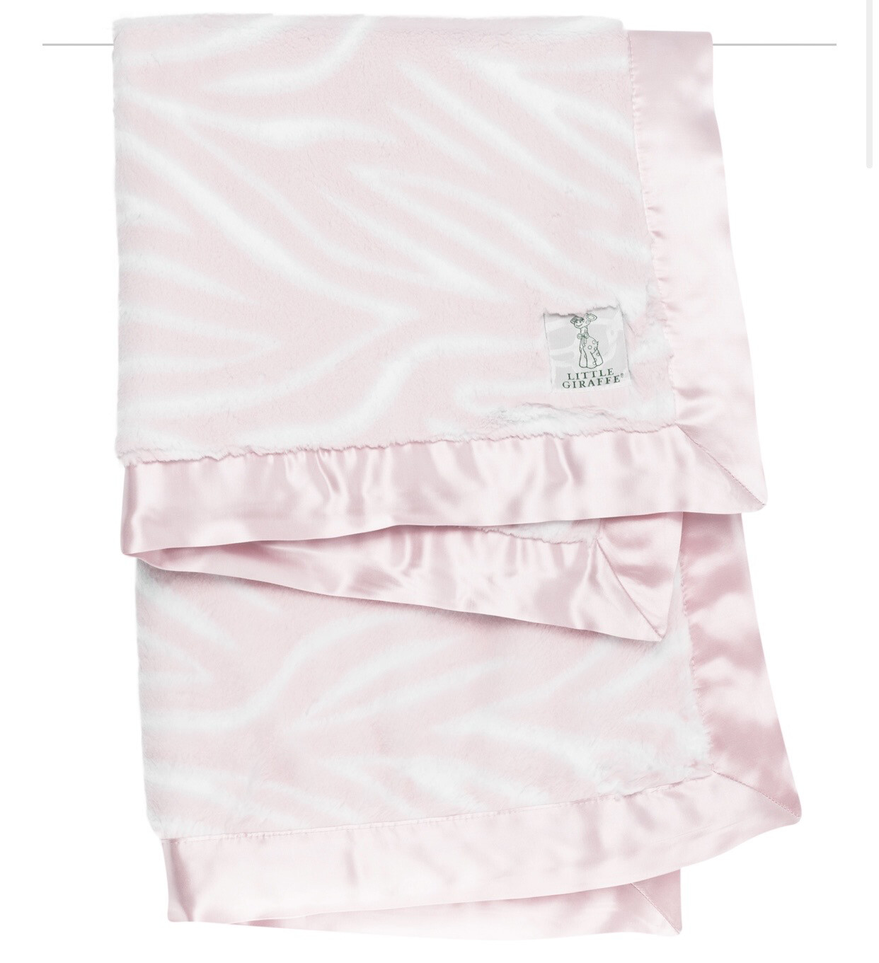 Little Giraffe Luxe Zebra Print Blanket