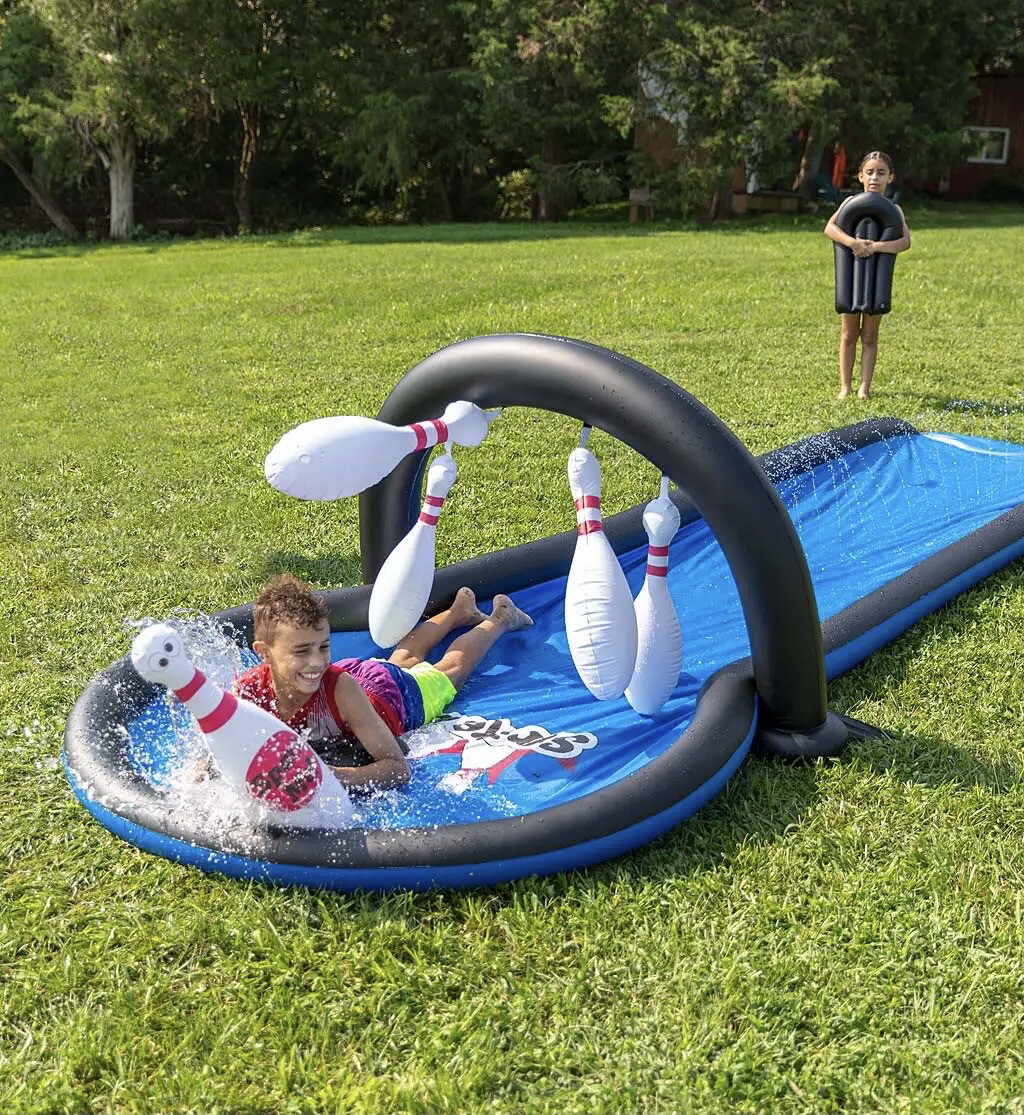 HearthSong Strike Zone Bowling Water Slide 