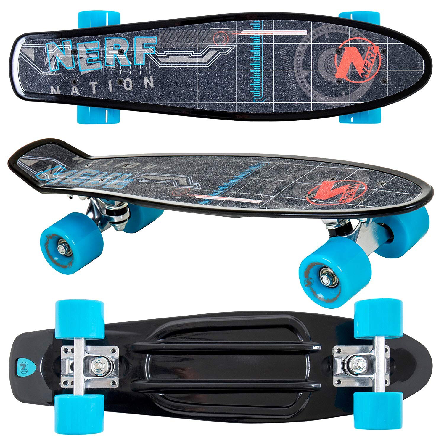 Flybar Nerf Nation Grip Tape Plastic Cruiser Black/Scope