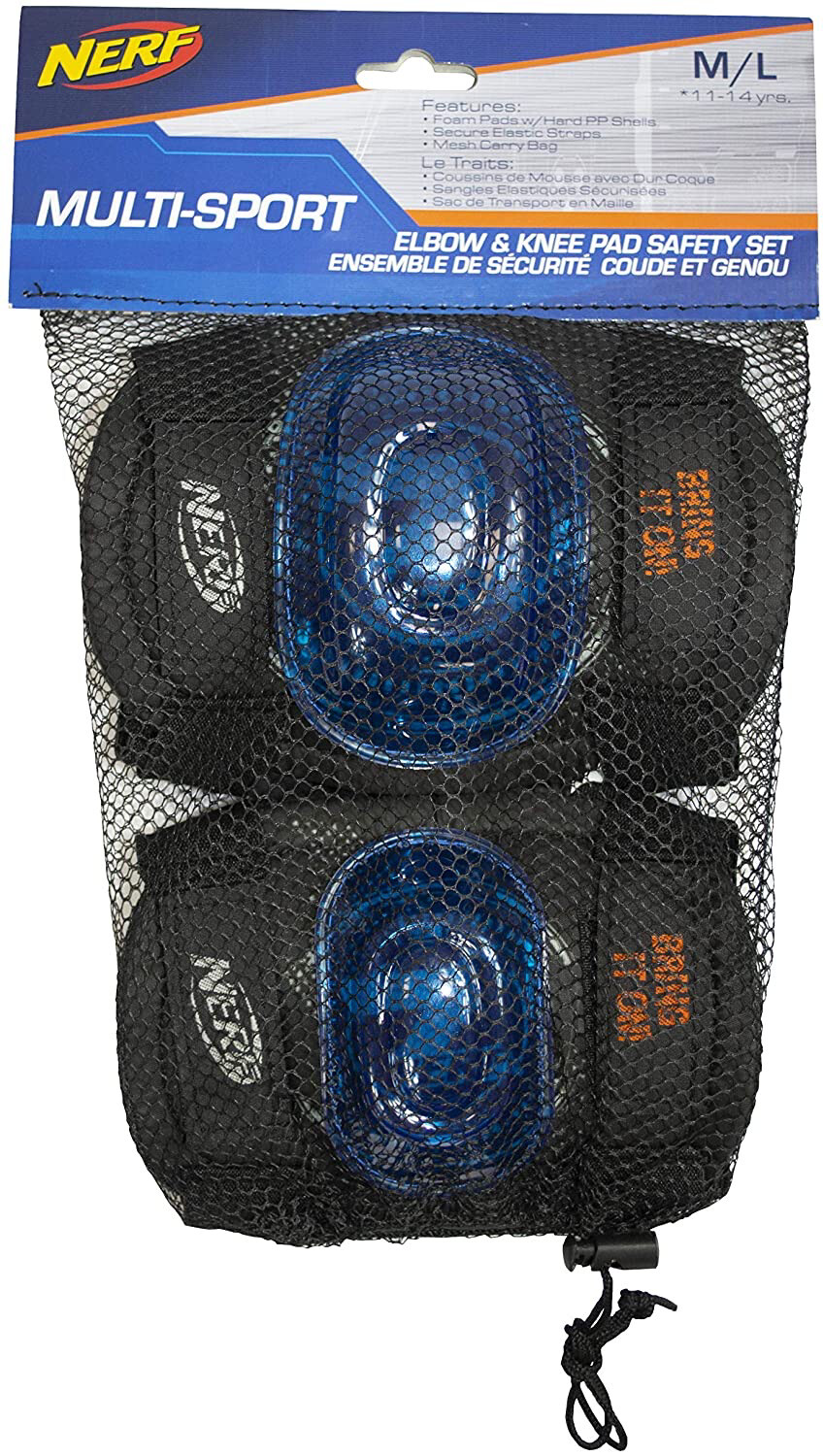 Flybar Nerf Nation Multi-Sport Knee &amp; Elbow Pad M/L