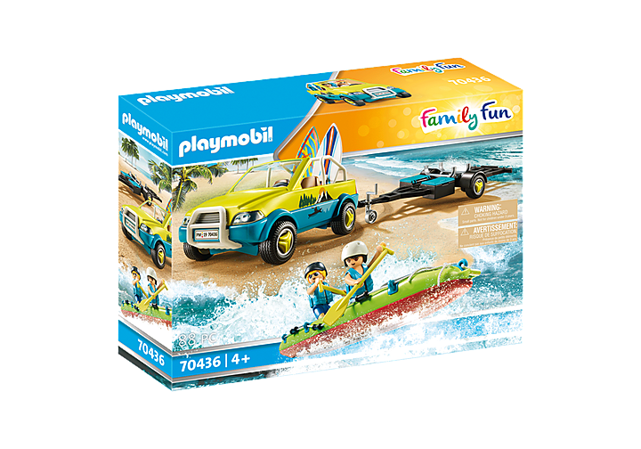 Playmobil Beach Car with Canoe