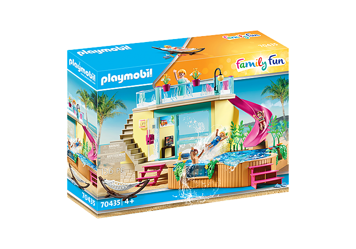 Playmobil Bungalow with Pool