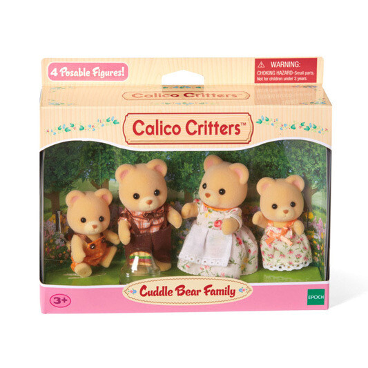 Calico Critters Cuddle Bear Family 