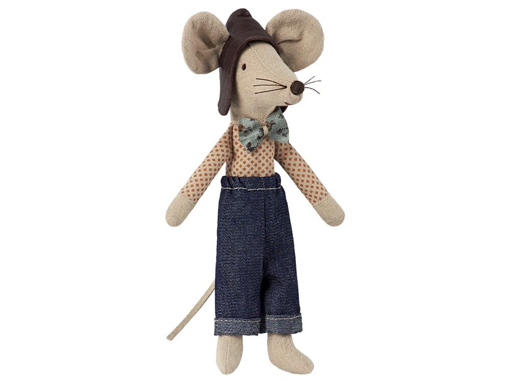 Maileg Mouse, Racer Dad