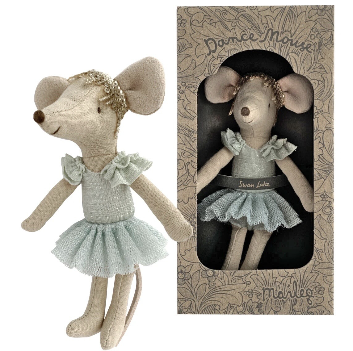 Maileg Dance Mouse, Big sister-Swan Lake