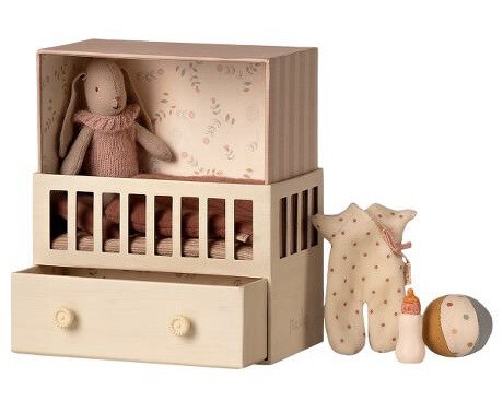 Maileg Baby Room with Micro Bunny