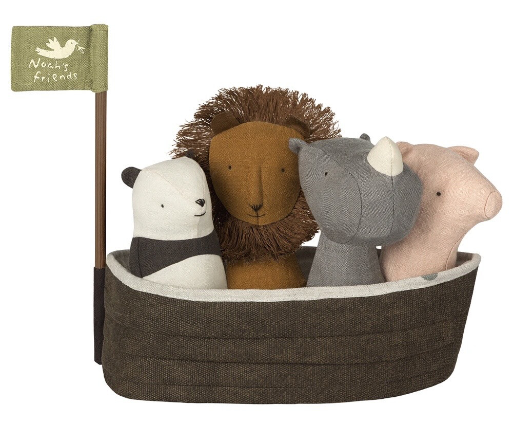 Maileg Noah&#39;s Ark with 4 Rattles
