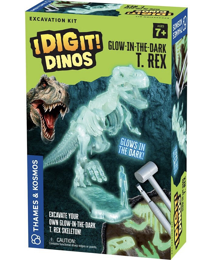 Thames &amp; Kosmos I Dig It Dino- Glow in the Dark T. Rex Excavation Kit