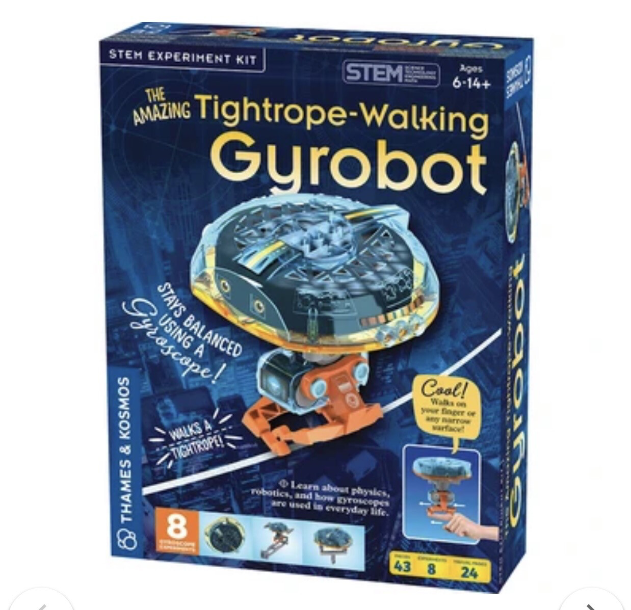Thames &amp; Kosmos Newton&#39;s Apple Tightrope-Walking Gyrobot