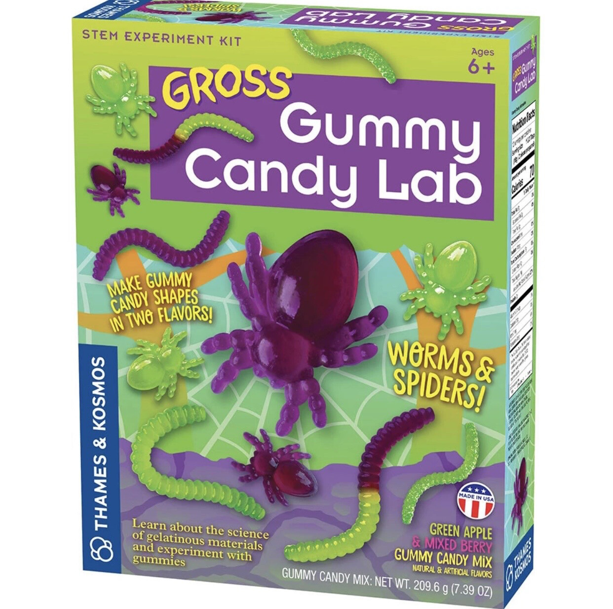 Thames &amp; Kosmos Gross Gummy Candy Lab: Worms and Spiders
