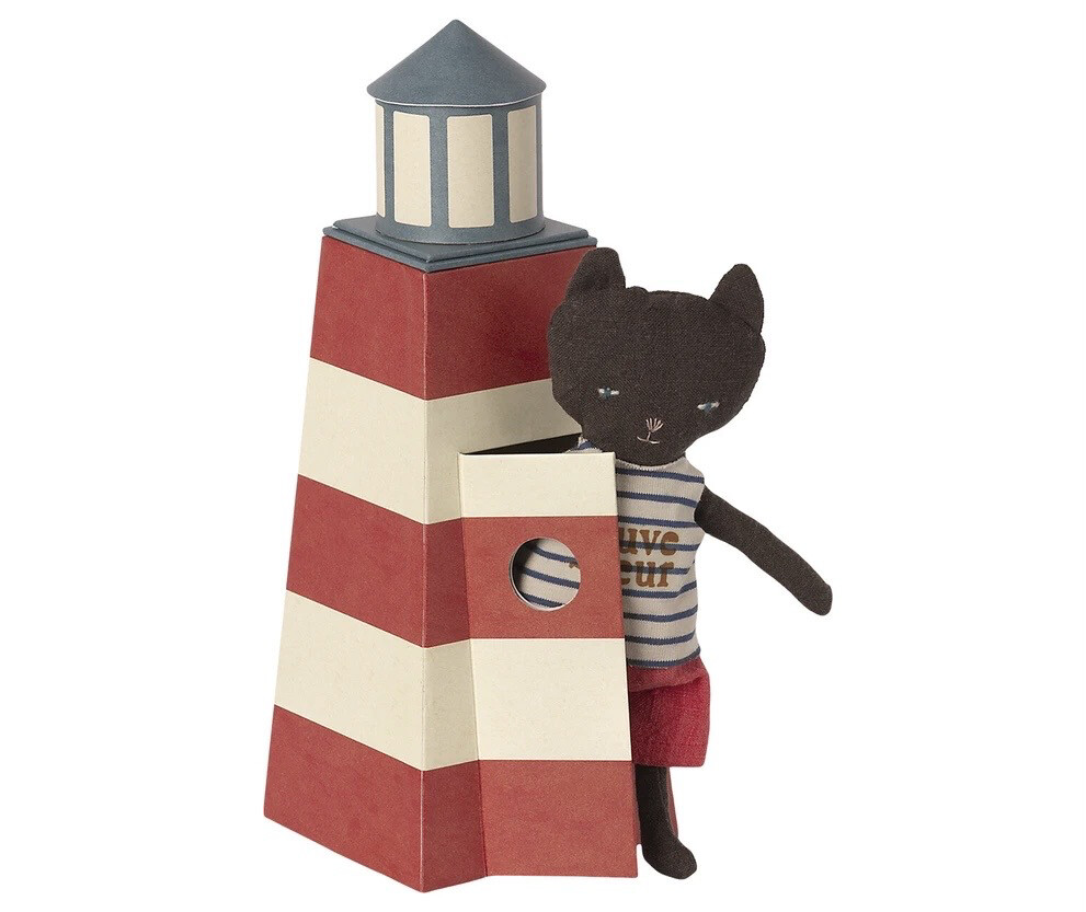 Maileg Sauveteur, Tower with Cat