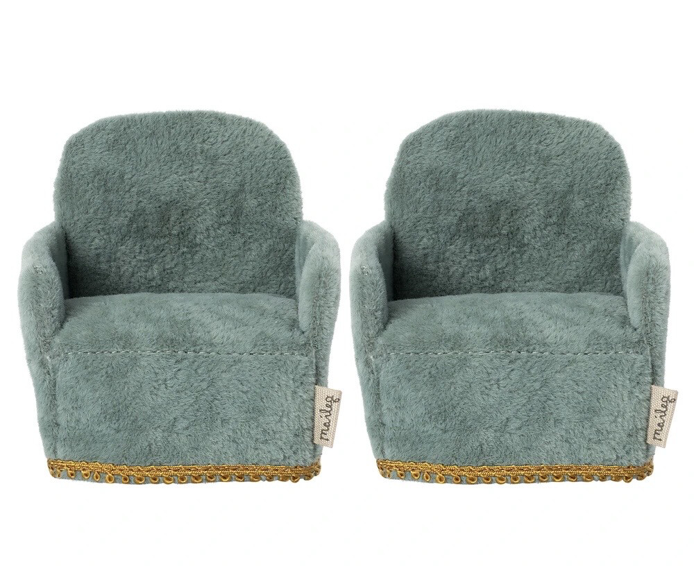 Maileg Chair, 2 Pack, Mouse