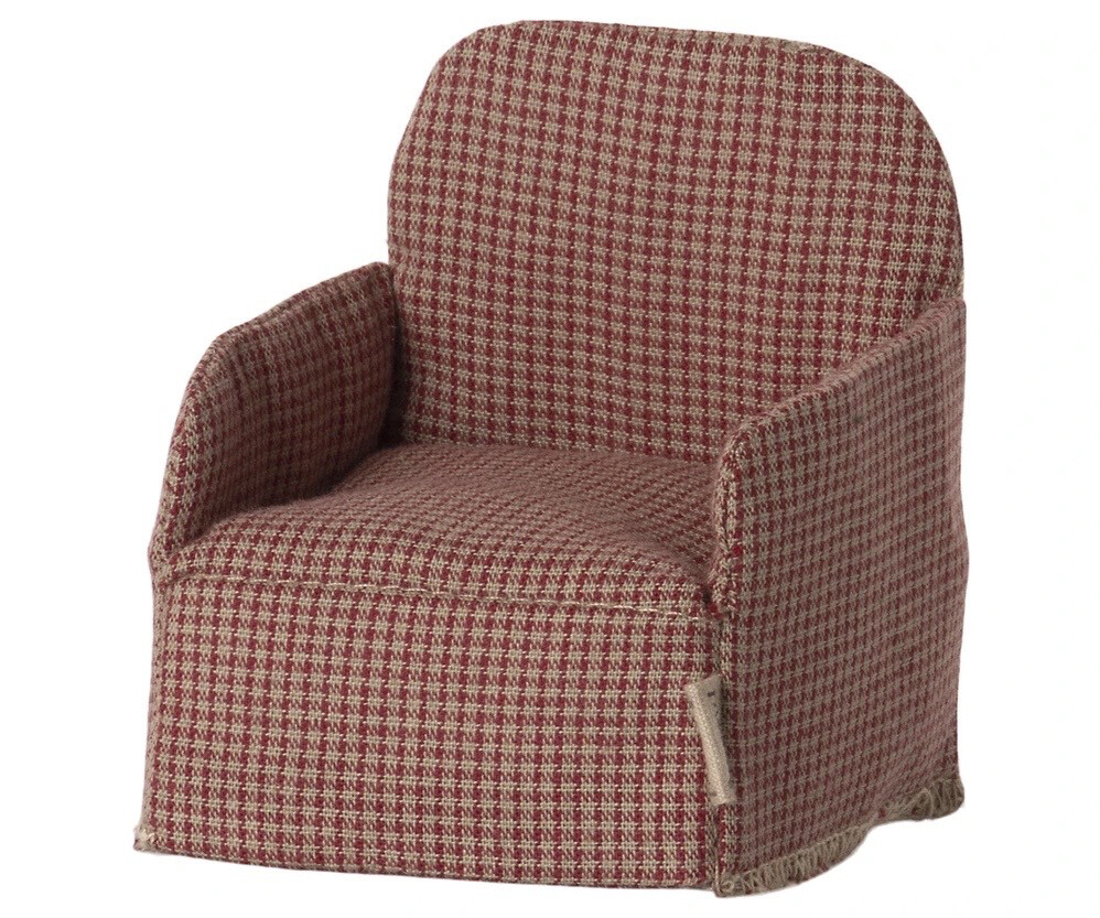 Maileg Chair, Mouse- Red