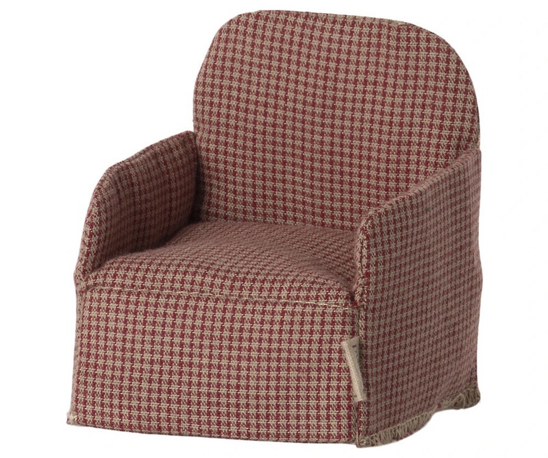 Maileg Chair, Mouse- Red