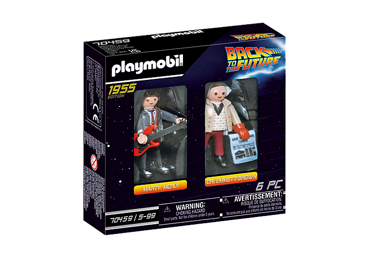 Playmobil Back to the Future &amp; Marty Mcfly and Dr Emmett Brown